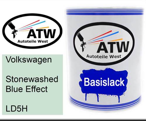 Volkswagen, Stonewashed Blue Effect, LD5H: 1L Lackdose, von ATW Autoteile West.